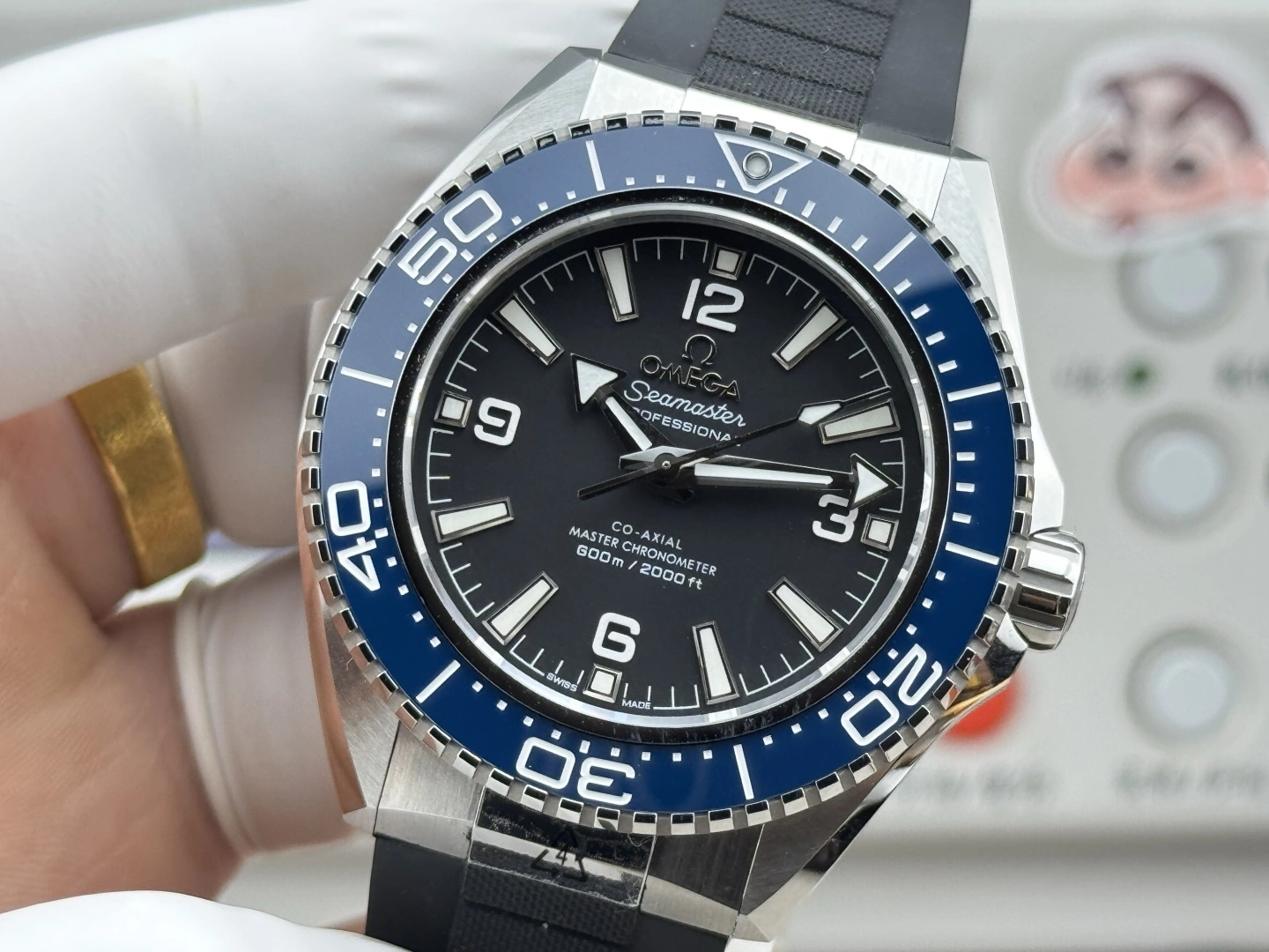 CBD Factory Omega Seamaster Planet Ocean 600M 42mm Matte Black Dial Blue Ceramic Bezel with White Diving Scale(217.30.42.21.01.002) 1:1 Super Clone – Dandong 8912 Movement Durable 242